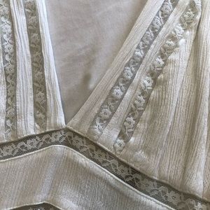 Free People - Lace Open Back Tank Top